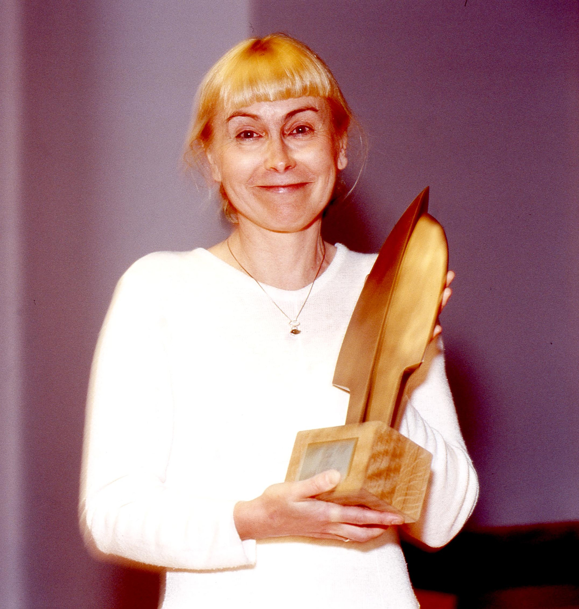 Nina Witoszek med Fritt Ords Pris 10. mai 2005.