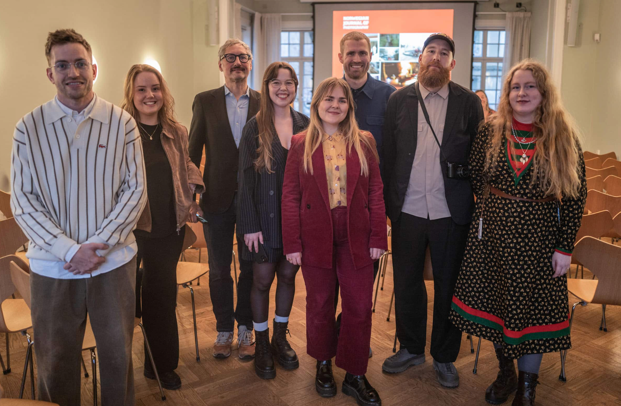 NJP-gruppa: Christian Tunge, Lena Lislevand, Espen Eichhöfer, Helene Mariussen, Matilde Solsvik, Jói Kjartans, Krister Sørbø og Naina Helén Jåma. Naina Helén Jåma.
