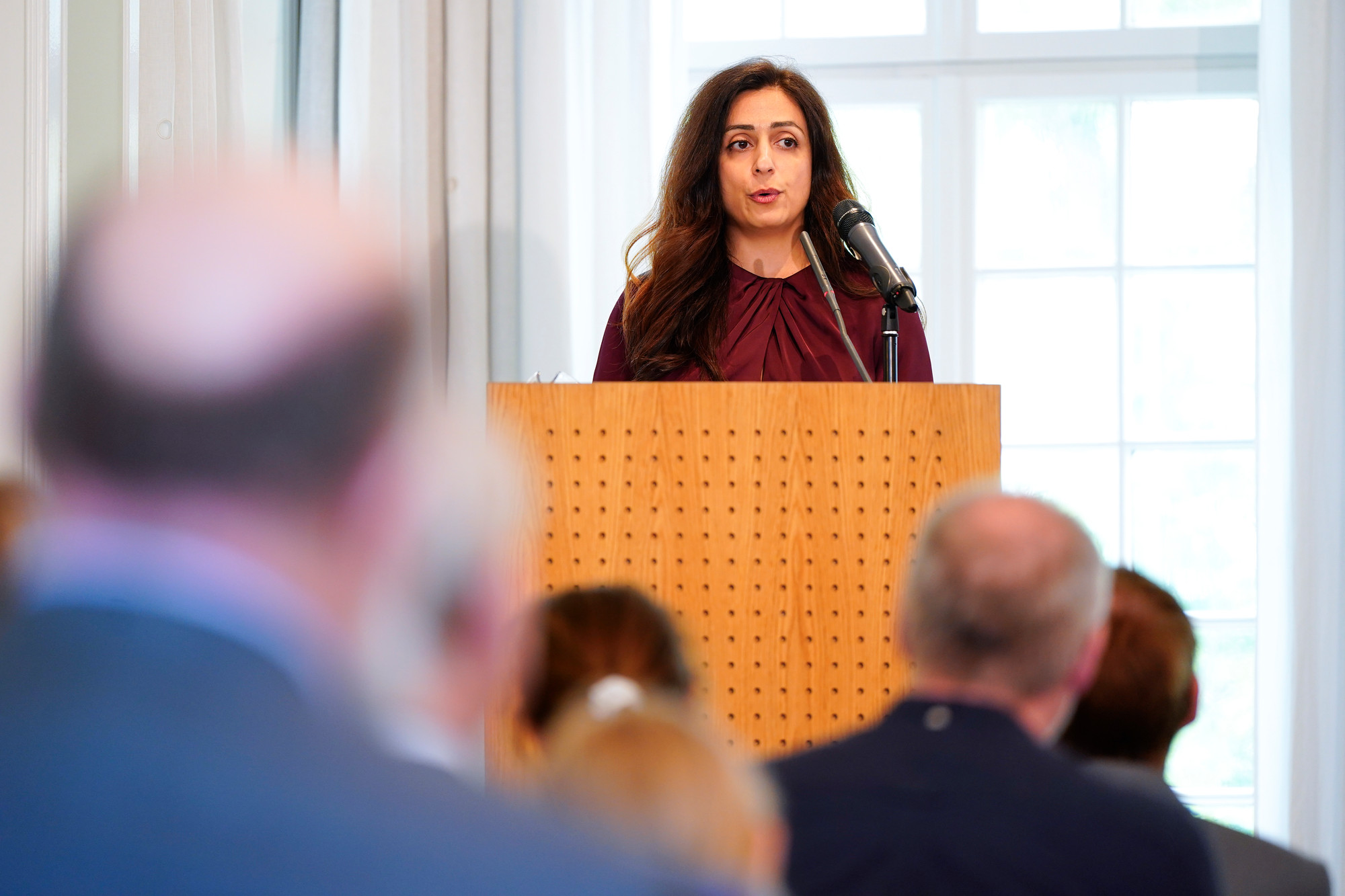 Hadia Tajik under talen