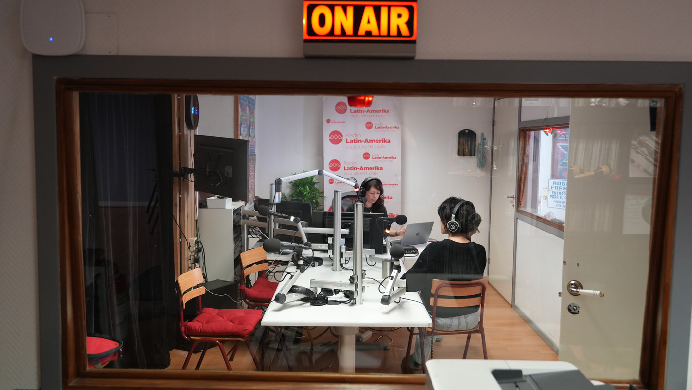 Radio Latin-Amerika i sending. 
Foto: Mónica Orjuela / Radio Latin-Amerika 