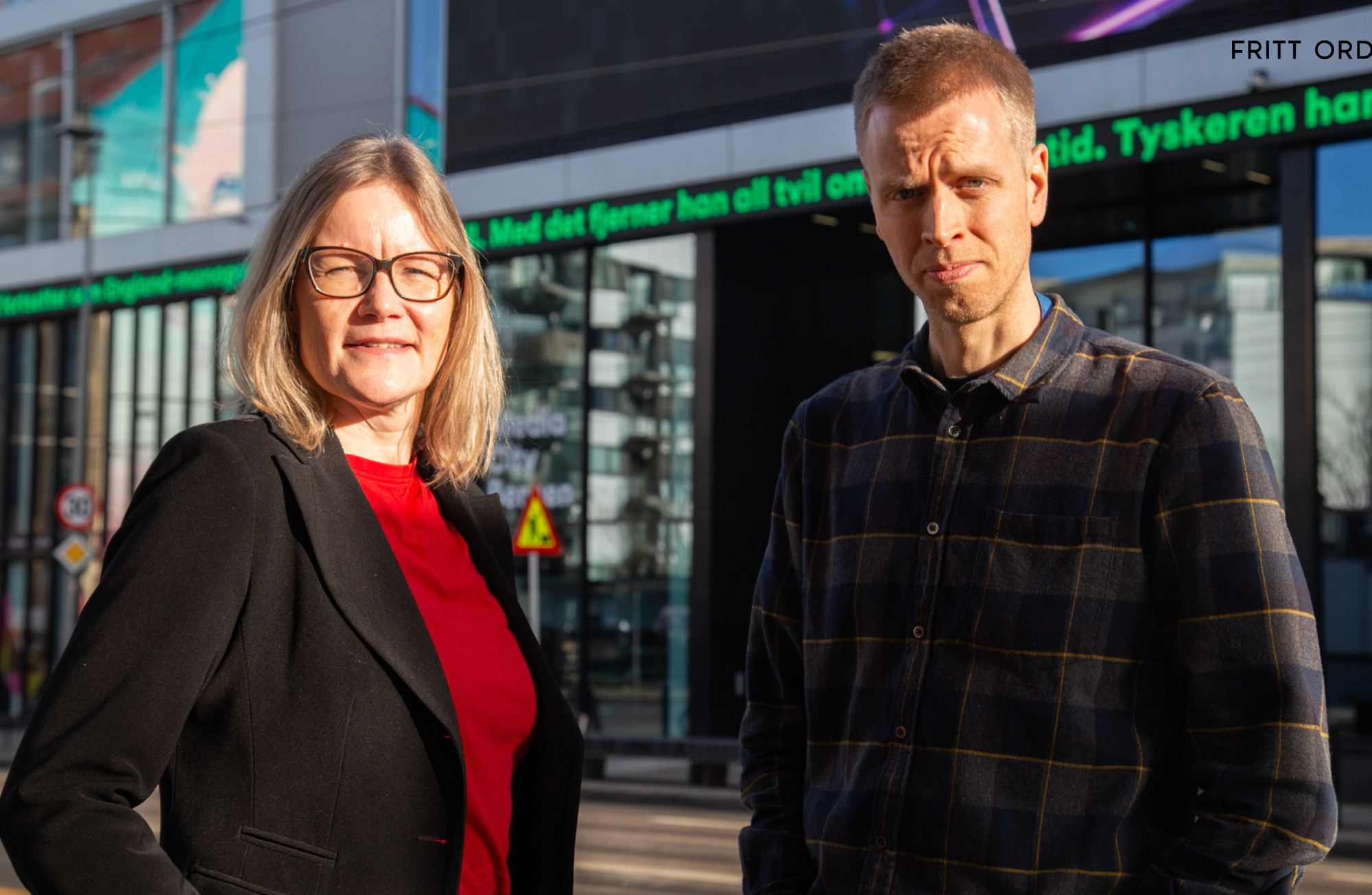 
Fredrik Bjerknes og Kristine Holmelid 