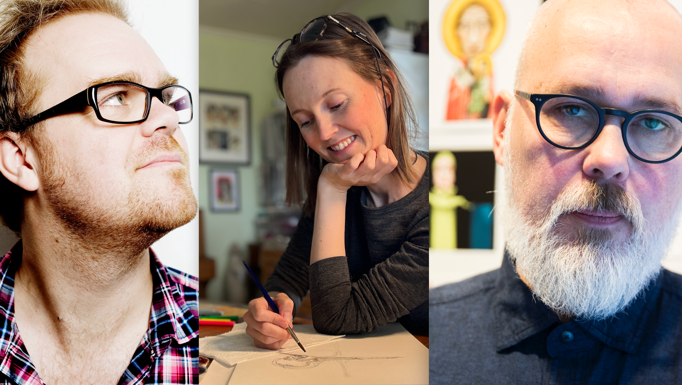 Morten Mørland, May Linn Clement og Marvin Halleraker Halleraker – 