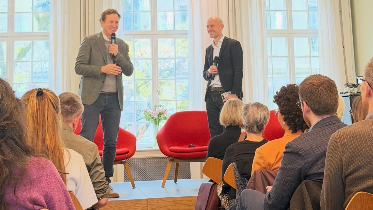 Henrik Skaug Sætra (UiO) og Joakim Lie (Fritt Ord). 