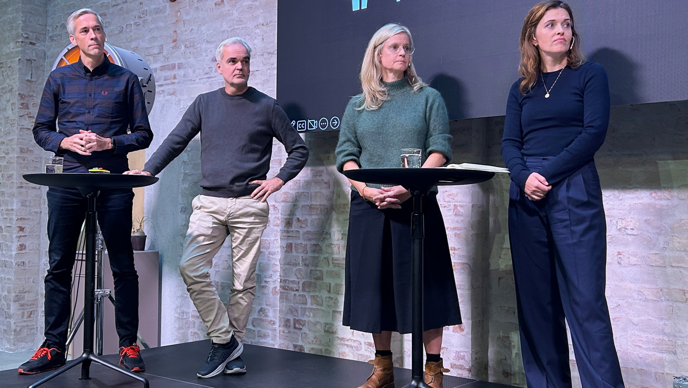 Einar Tho (Haugesunds Avis), Eivind Ljøstad (Fædrelandsvennen), Karianne Solbrække (TV 2) og Tora Bakke Håndlykken (VG