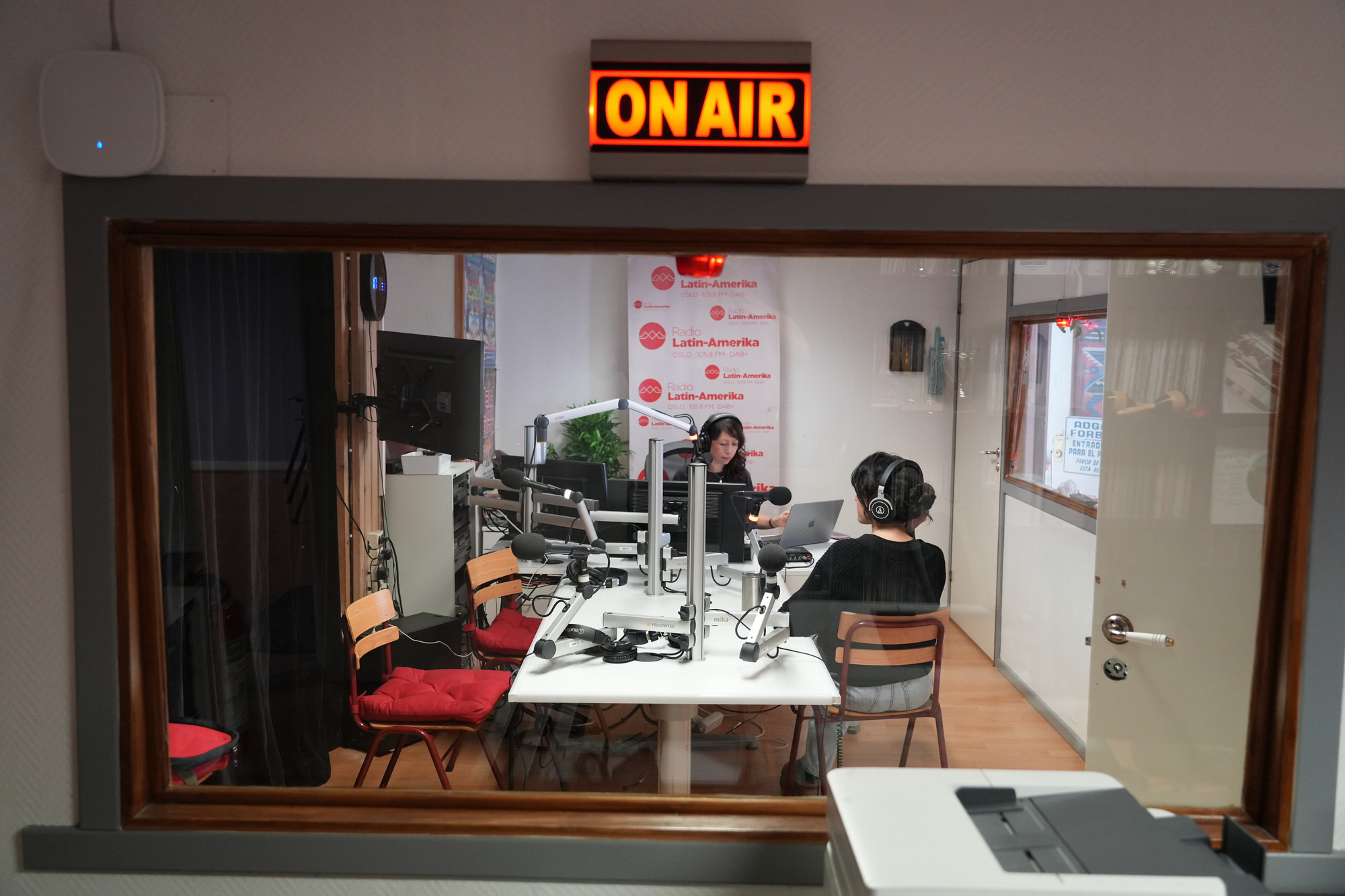 Radio Latin-Amerika i sending. 
Foto: Mónica Orjuela / Radio Latin-Amerika 