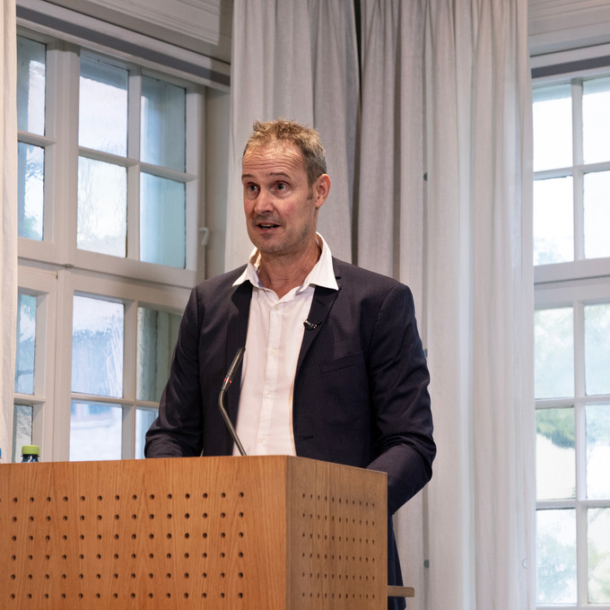 Bjørn Olav Jahr holder tale