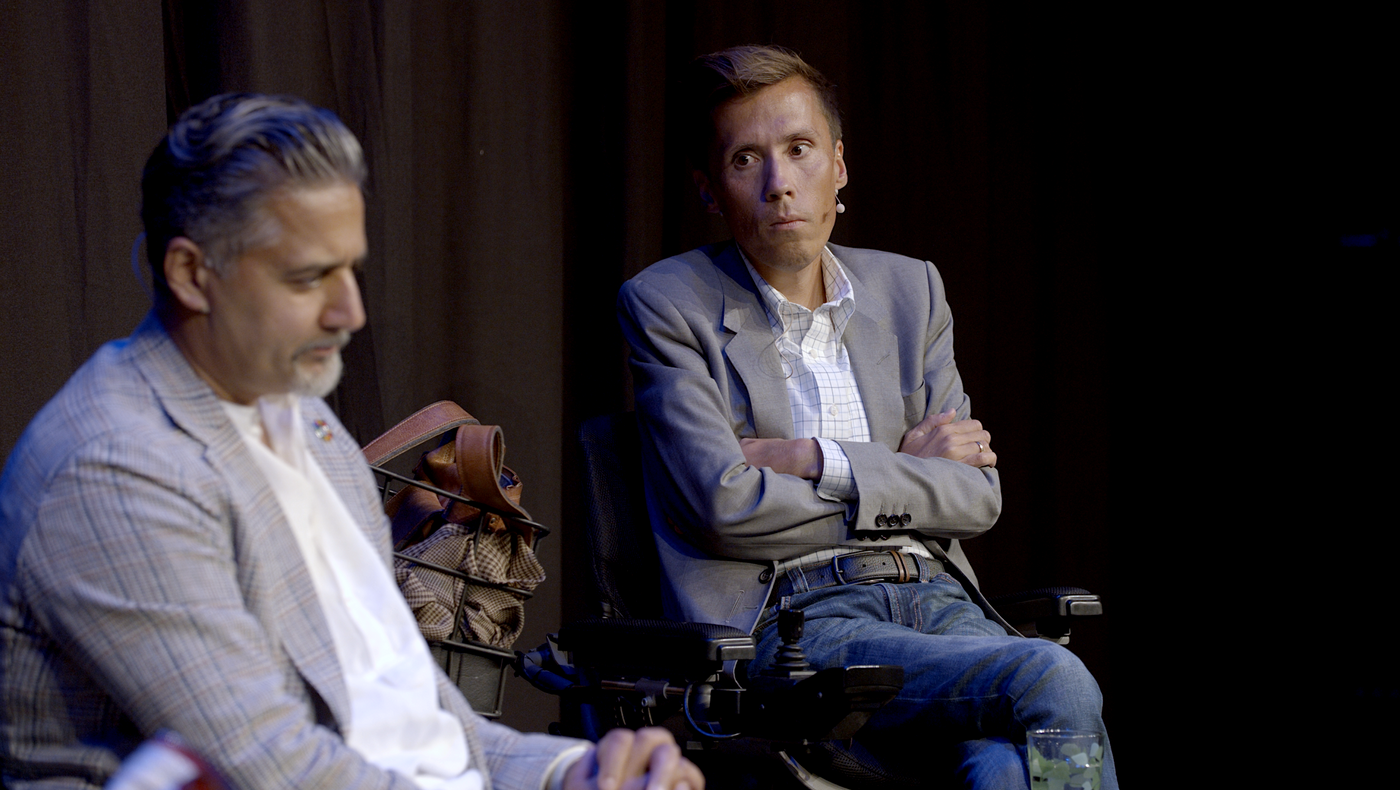 Jan Grue og Abid Raja