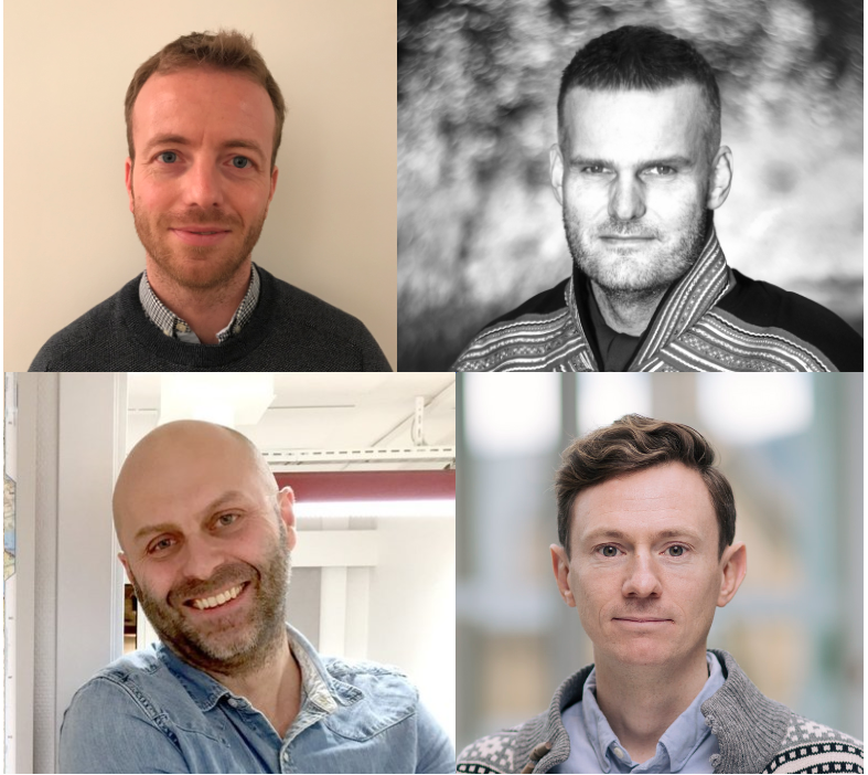 Harald Amdal, Eirik Linaker Berglund, Thor Harald Henriksen og Kenneth Hætta