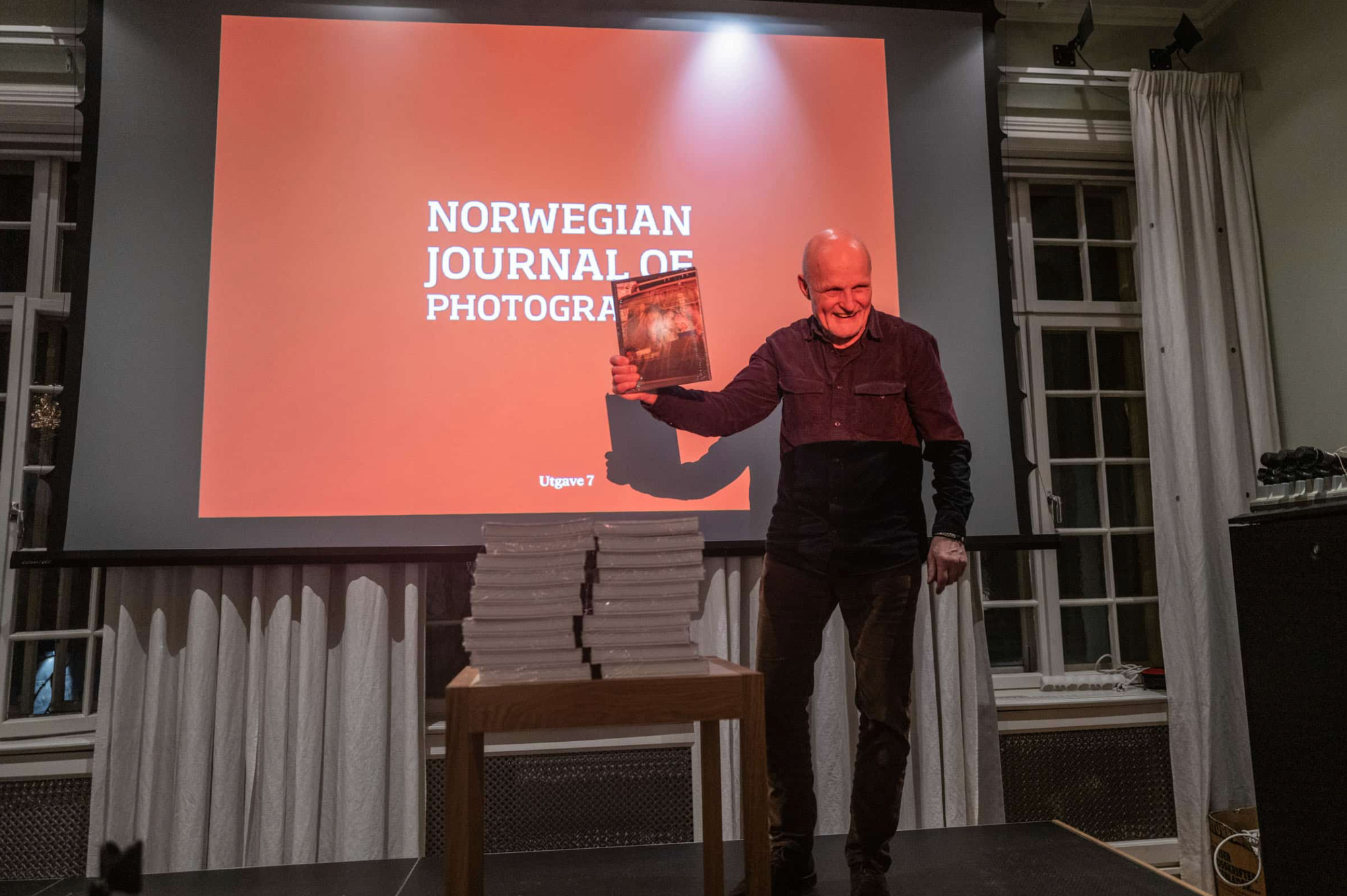 Gösta Flemming i forlaget Journal avduker NJP 7.